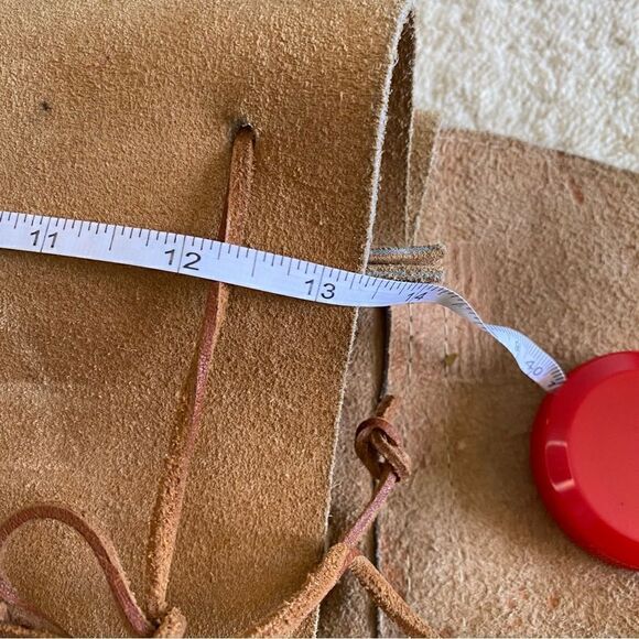 EUC Handmade Mexican Leather and Suede Knapsack - Picture 10 of 10